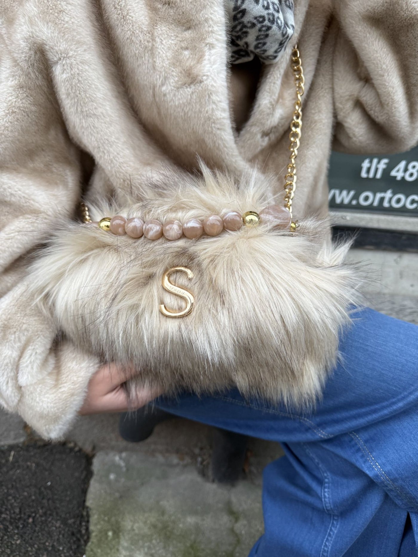 ZOUZOU MINI BUCKET BEIGE