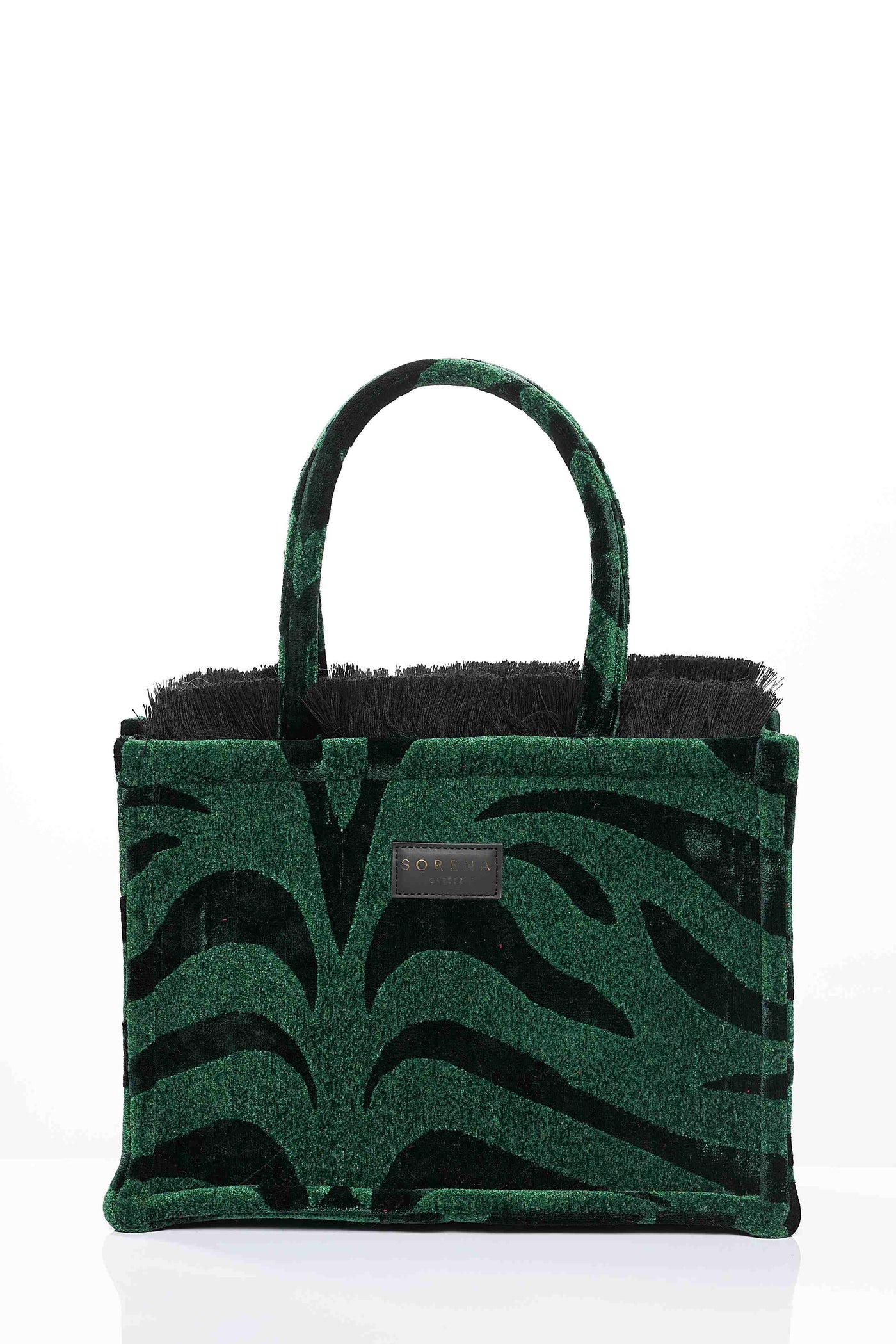 ANIMAL VELVET PATROL MEDIUM TOTE BAG
