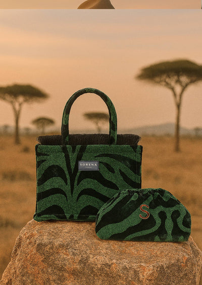 ANIMAL VELVET PATROL MEDIUM TOTE BAG
