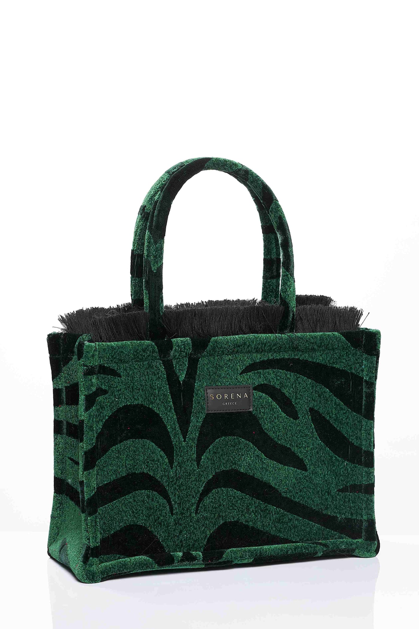 ANIMAL VELVET PATROL MEDIUM TOTE BAG