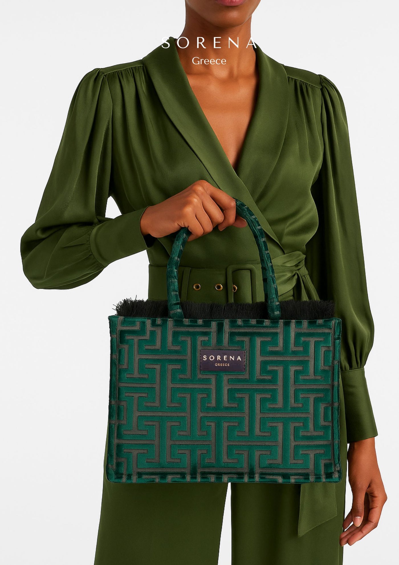 NAFISKA MEDIUM TOTE BAG