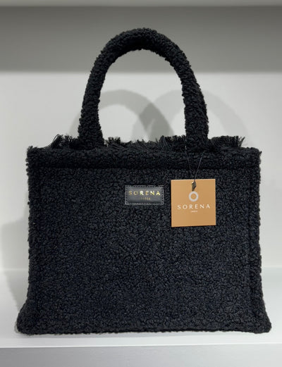 TEDDY BLACK MEDIUM TOTE BAG